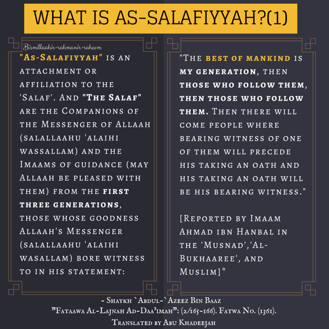 What is as-Salafiyyah-1